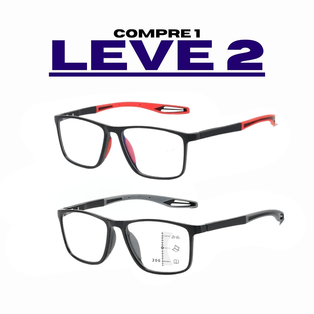 Apenas Hoje! COMPRE 1 LEVE 2 - Óculos Multifocal Lex Vision