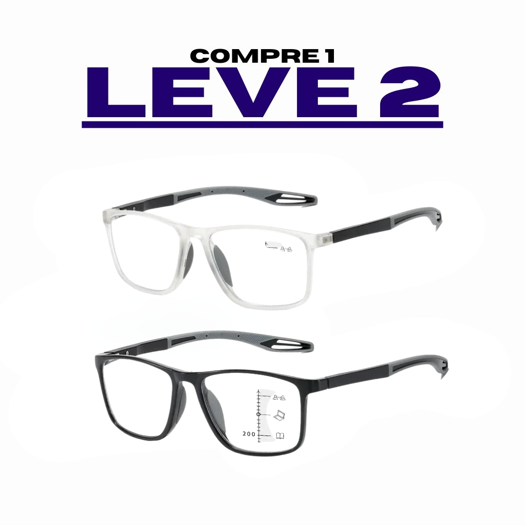 Apenas Hoje! COMPRE 1 LEVE 2 - Óculos Multifocal Lex Vision