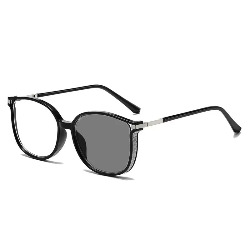 Óculos Multifocal Crystal Fashion com Lentes Fotocromáticas - Últimas Unidades